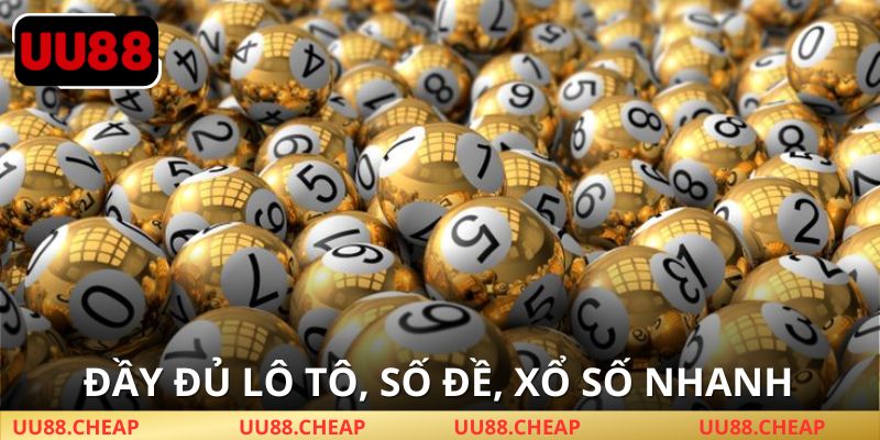 Đa dạng hình thức Xổ số tại UU88